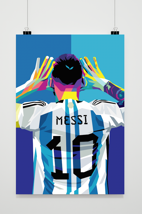 Leonel Messi Pop Art