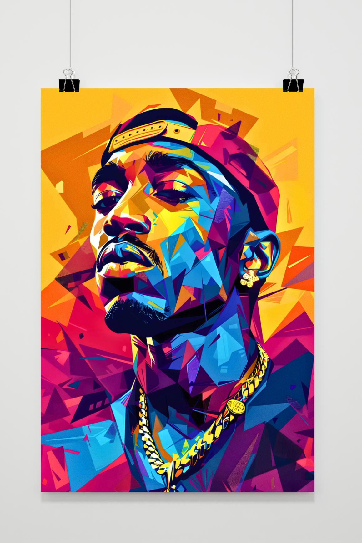 Póster Tupac WPAP de 25 Artstreet