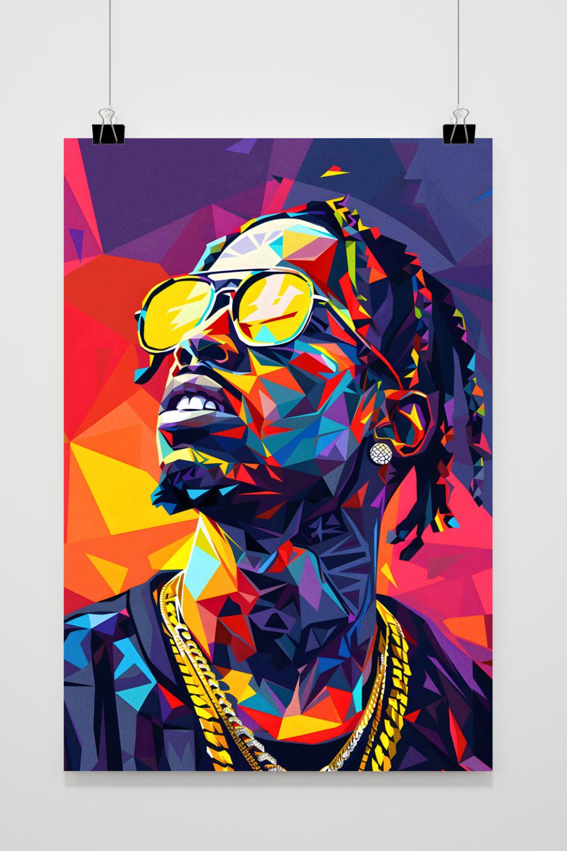Affiche Travis Scott de 25 Artstreet
