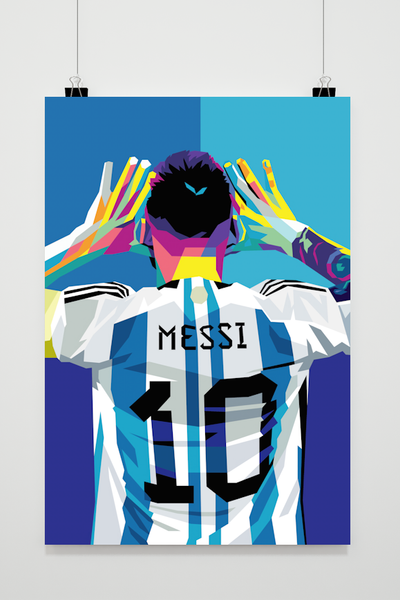 Lionel Messi pop newest art painting