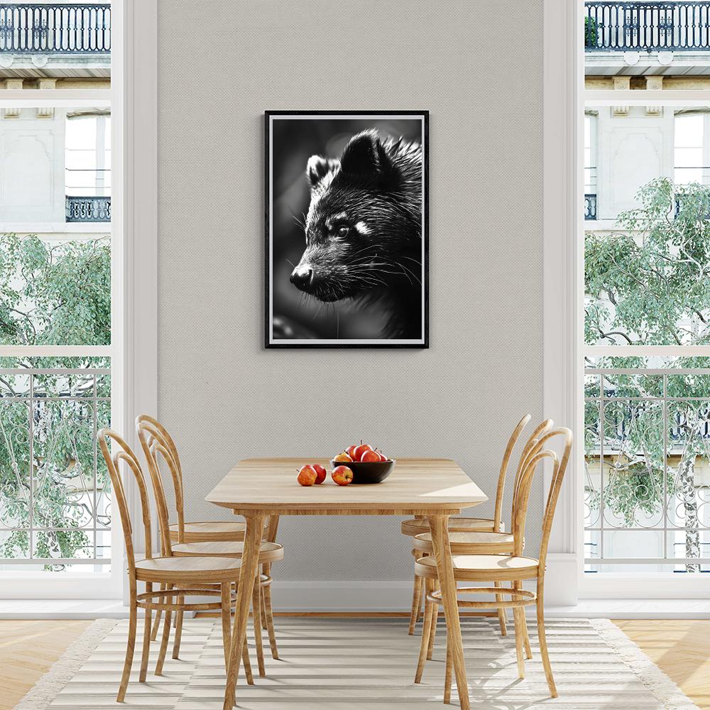 Diable de Tasmanie dans un intérieur