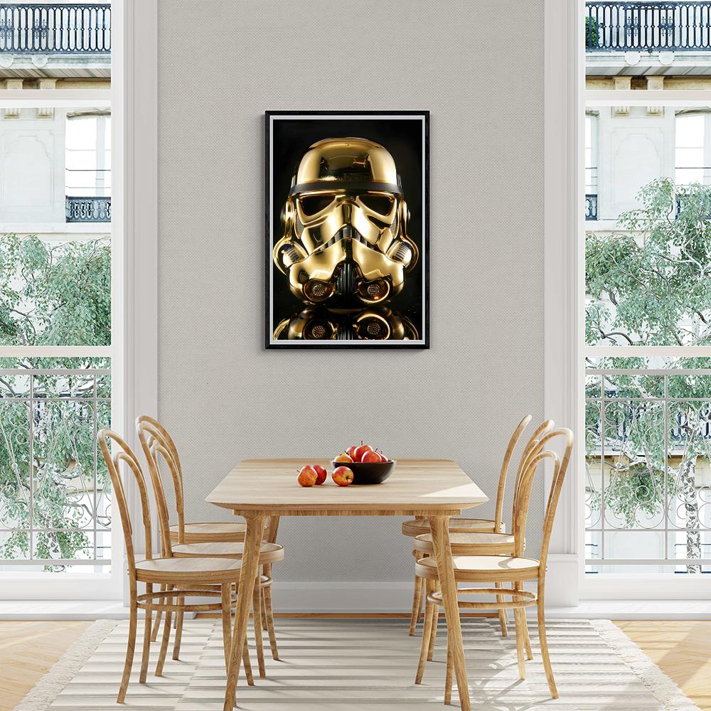 Stormtrooper Doré dans un intérieur