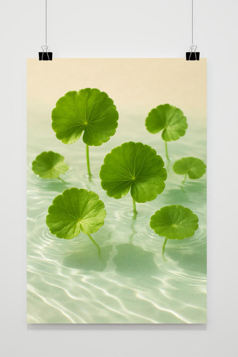 Gotu Kola Leaves Centella Tropical Medicinal Herb poster