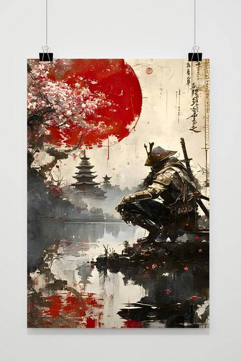 Vintage Samurai poster