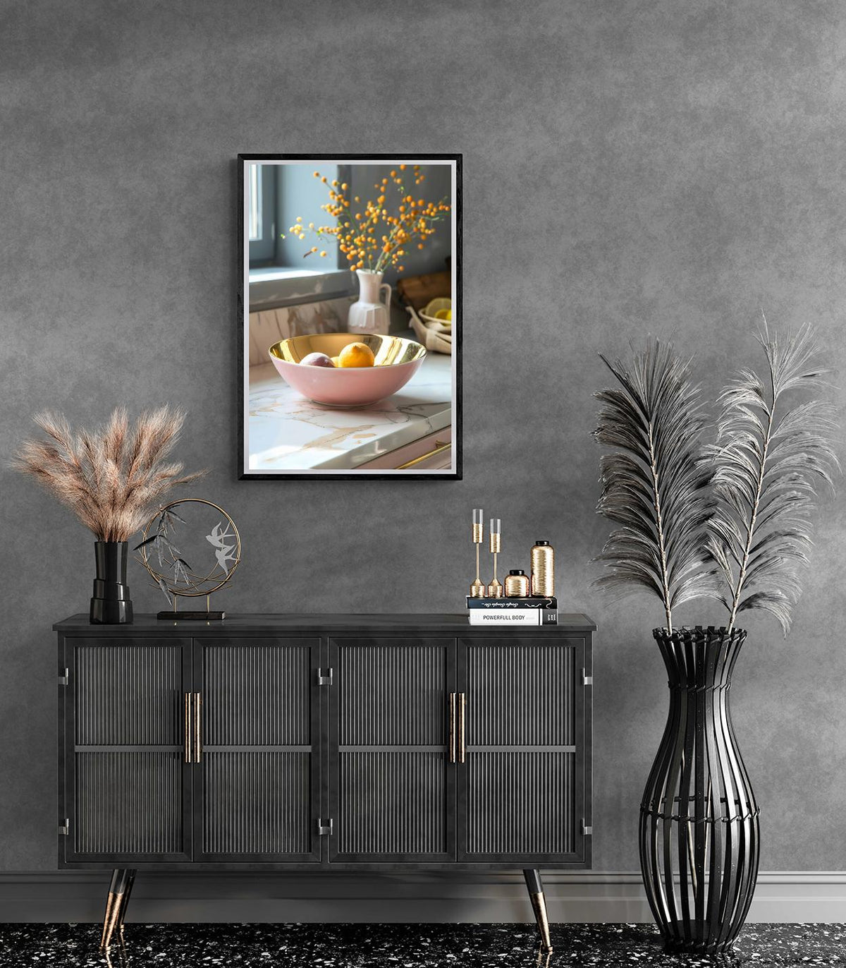 Coupe de Fruits dans un intérieur
