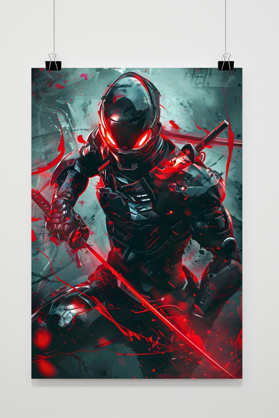 Affiche Soldat Robot de 25 Artstreet