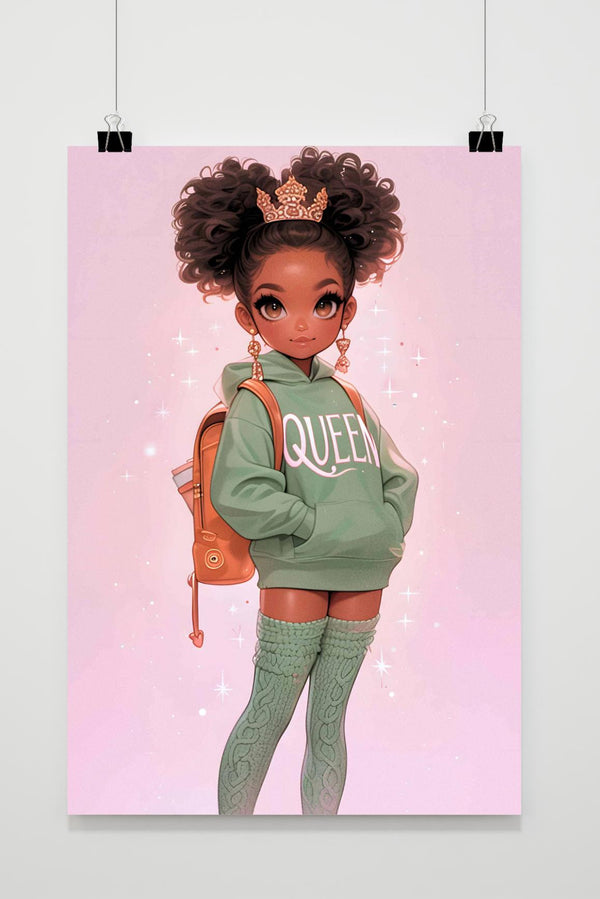 Affiche Reine Chibi