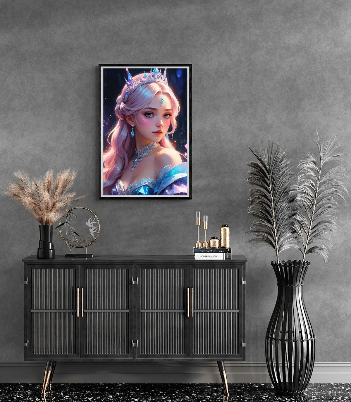 Princesse Fantaisie dans un intérieur