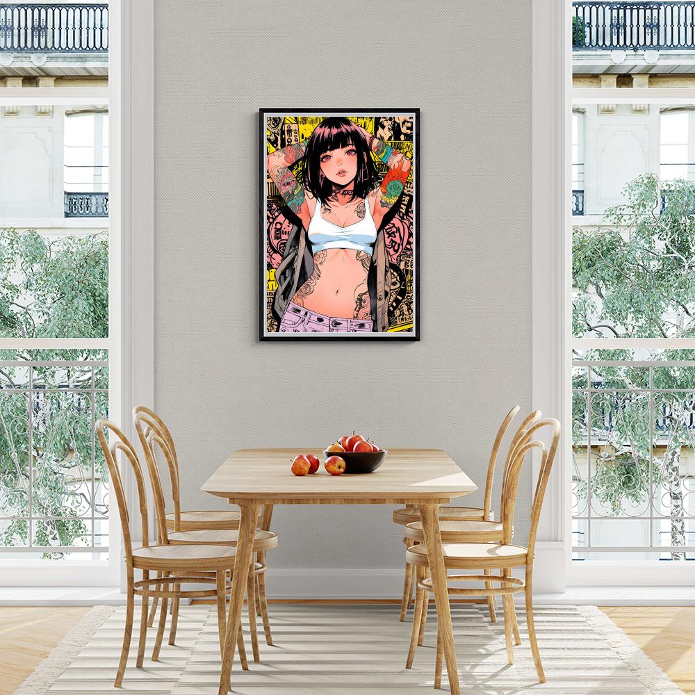 Pop Anime dans un intérieur