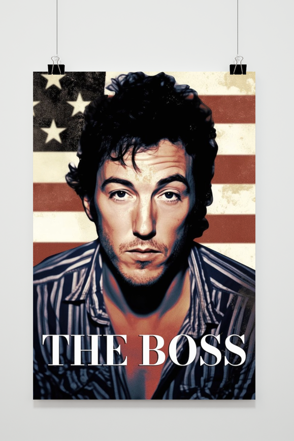 Póster Springsteen "The Boss" de 25 Artstreet