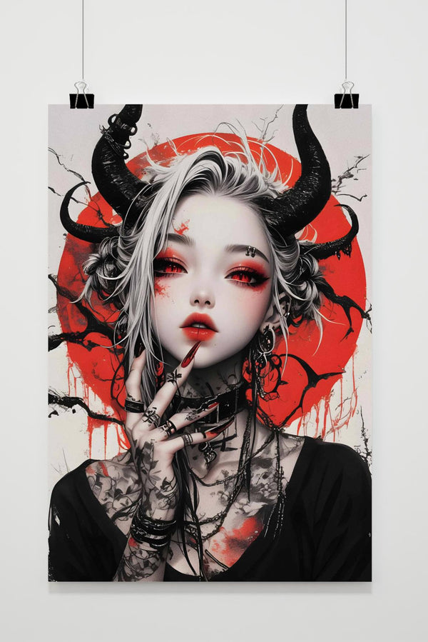 Affiche Fille Diablesse