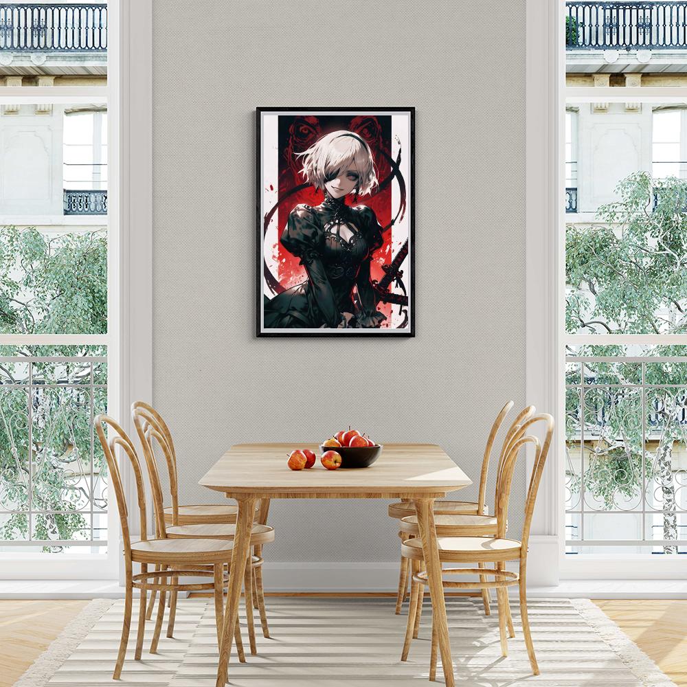 Nier YoRHa dans un intérieur