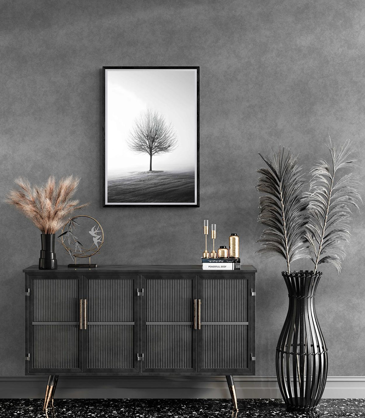 Eenzame Boom dans un intérieur