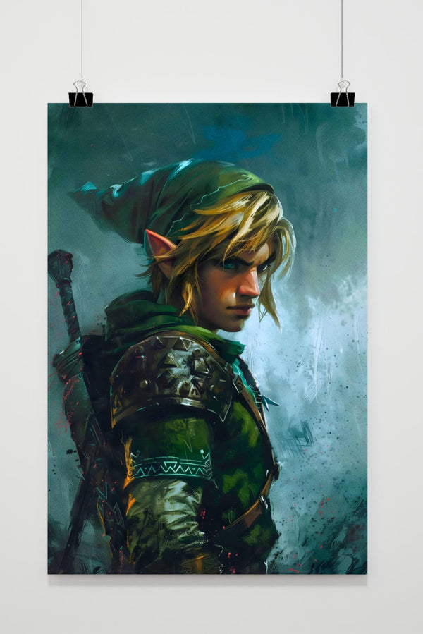 Póster Link The Legend of Zelda