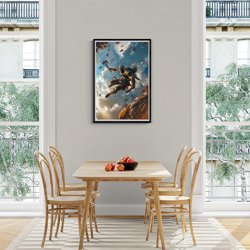 Kratos dans un intérieur