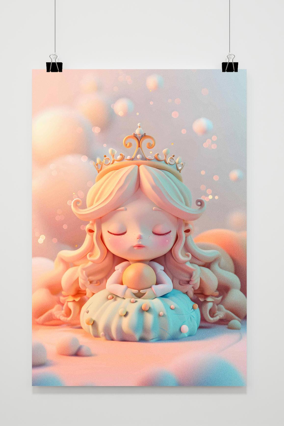 Affiche Schattige Prinses de 25 Artstreet