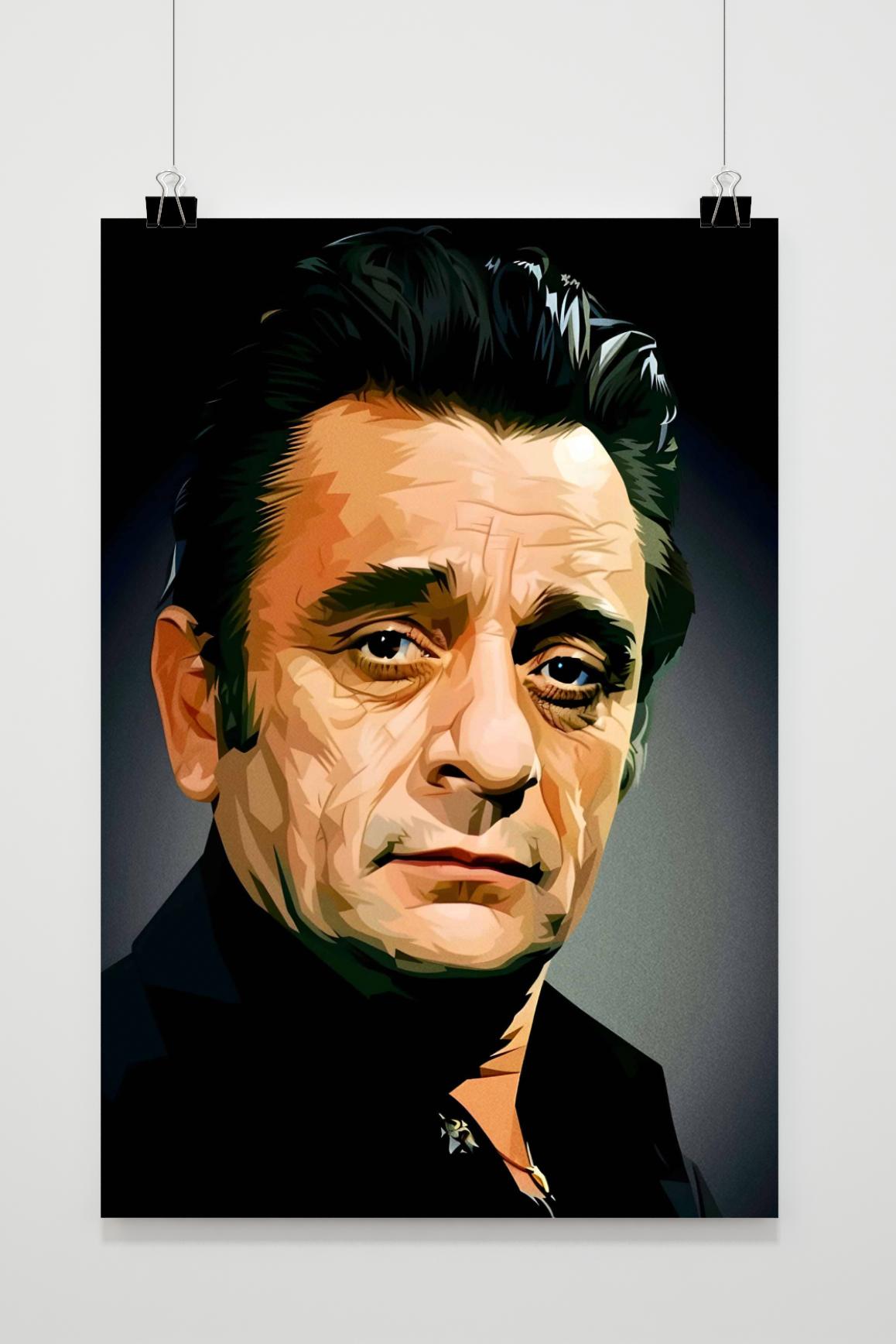Affiche Johnny Cash de 25 Artstreet