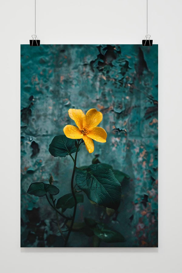 Affiche Gele Bloem