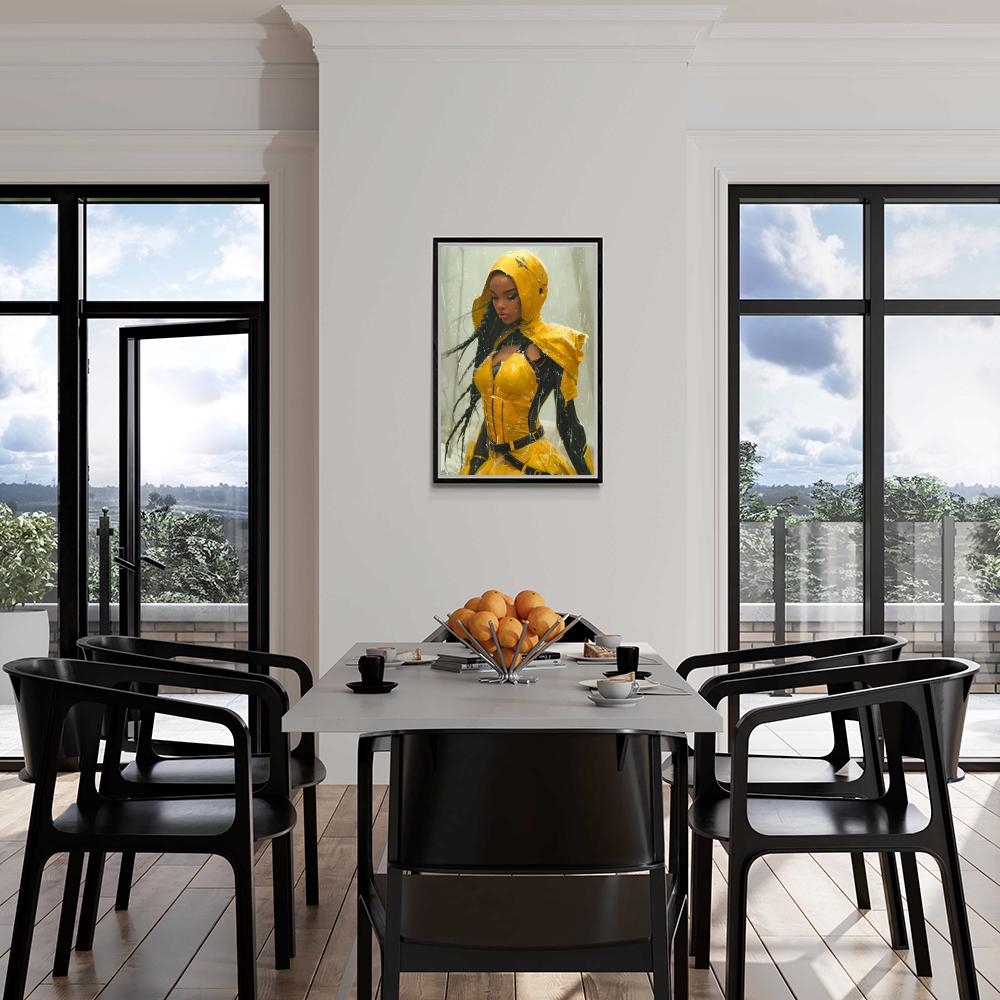 Coole Meisje Mode dans un intérieur