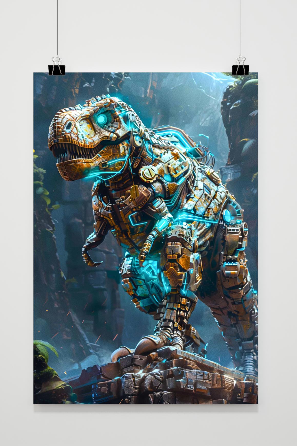 Affiche Dinosaurus Robot de 25 Artstreet