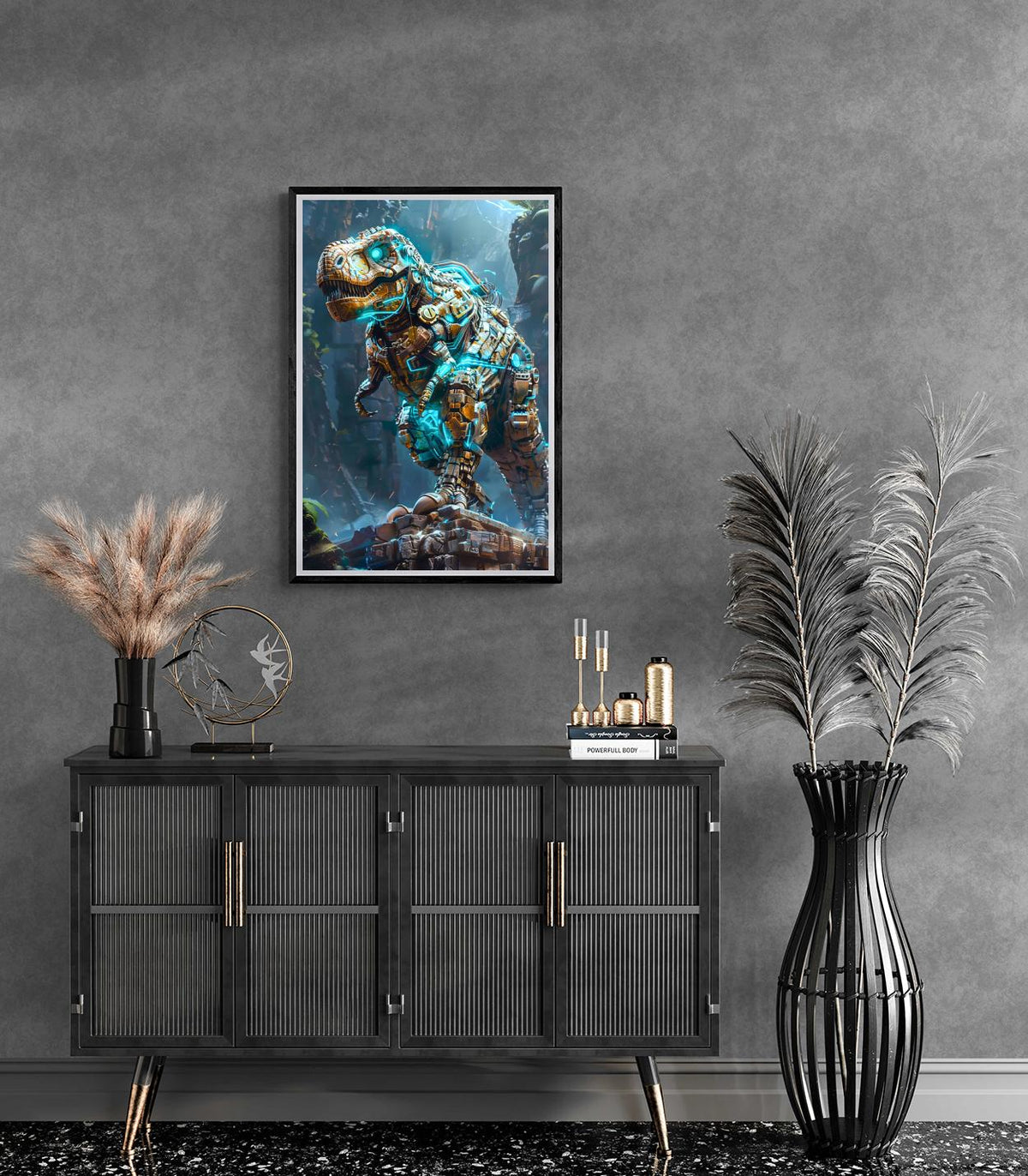 Dinosaurus Robot dans un intérieur