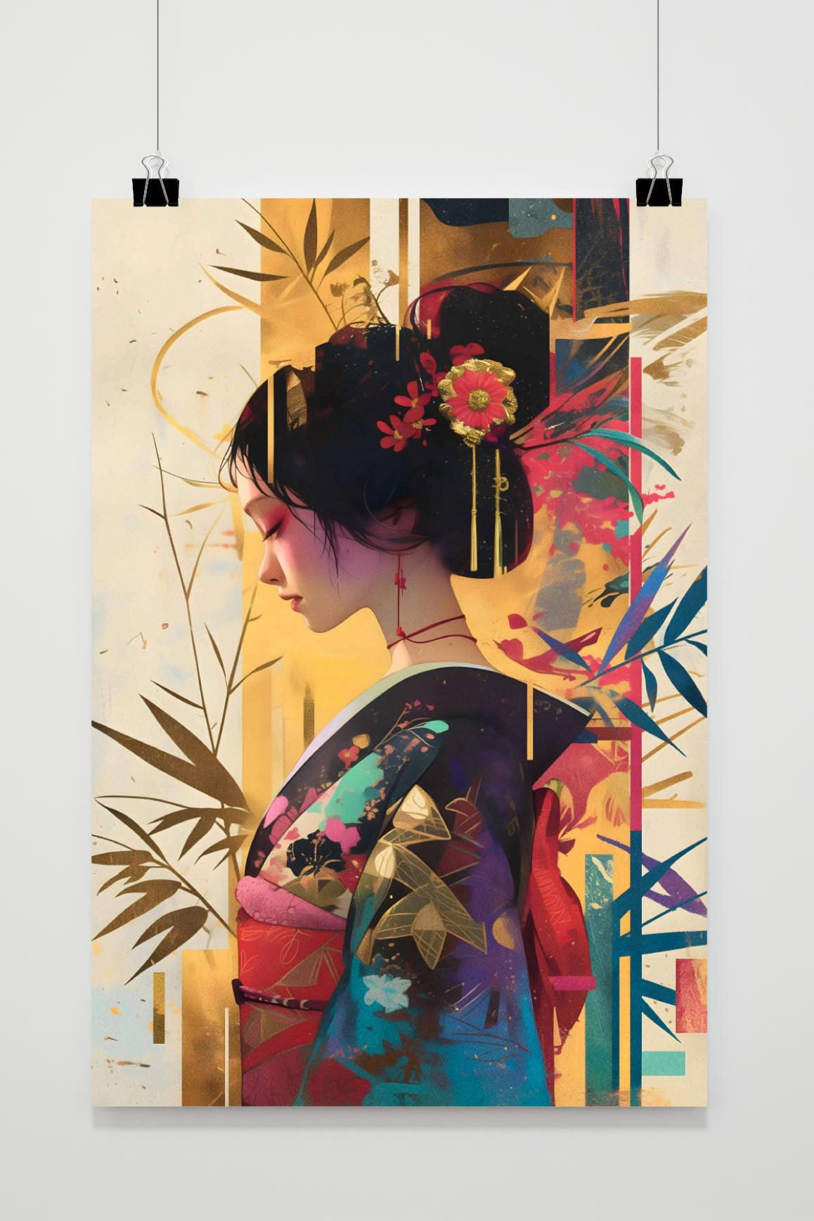 Affiche Geisha de 25 Artstreet