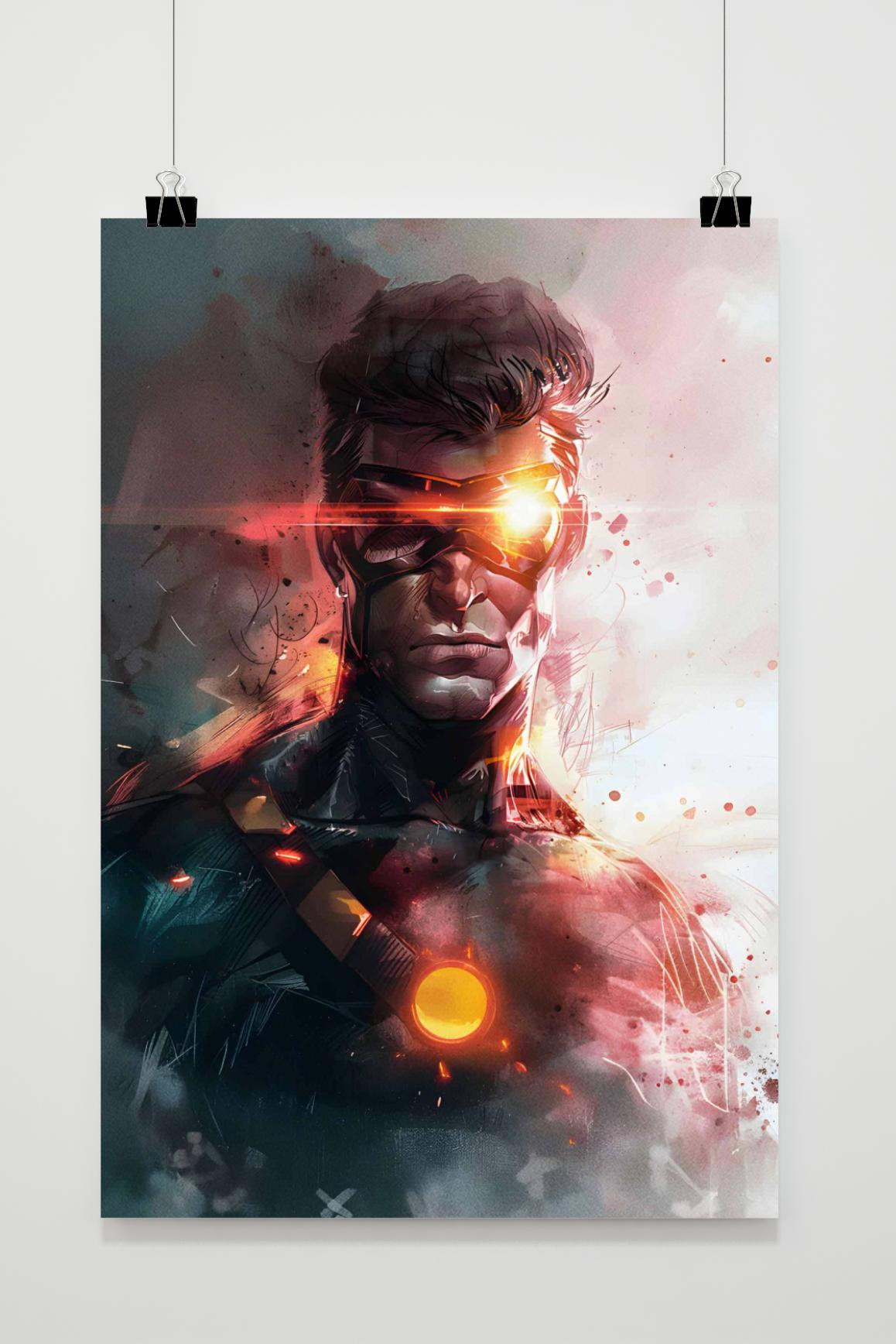 Affiche X-Men Cyclops de 25 Artstreet
