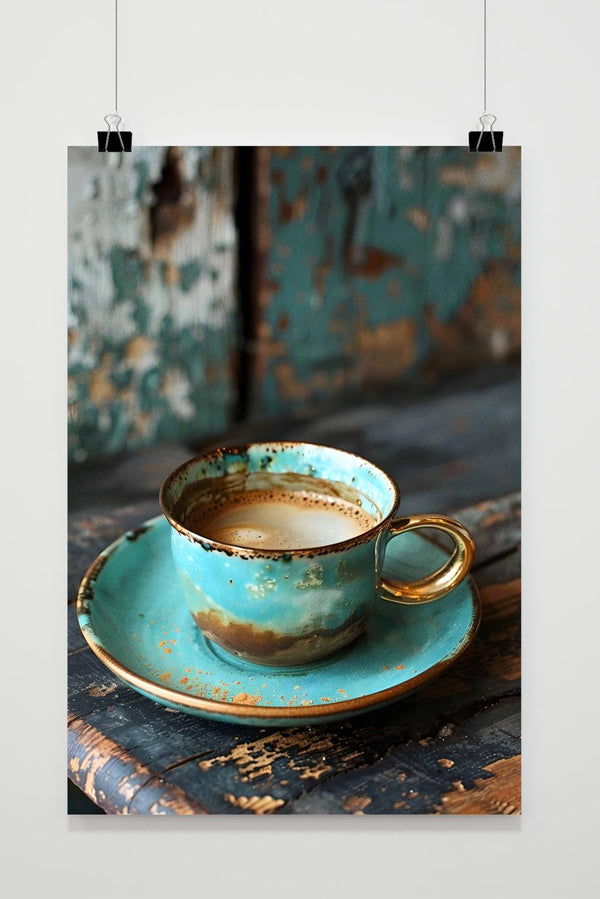 Coffee cup poster