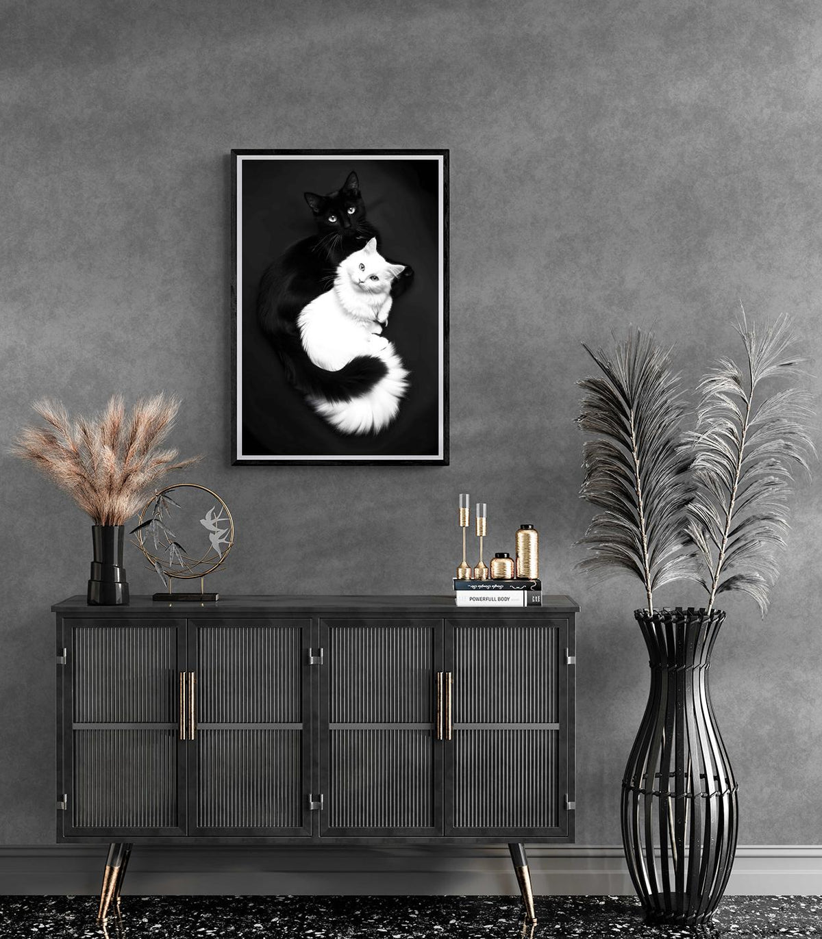 Chats Câlins dans un intérieur