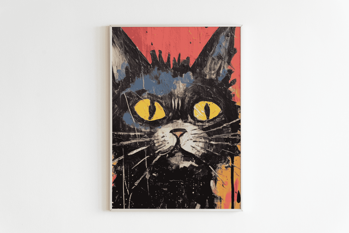 Póster de Gato en un interior