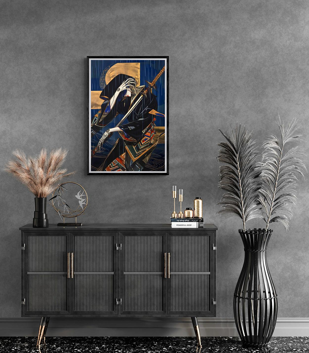 Samouraï dans un intérieur
