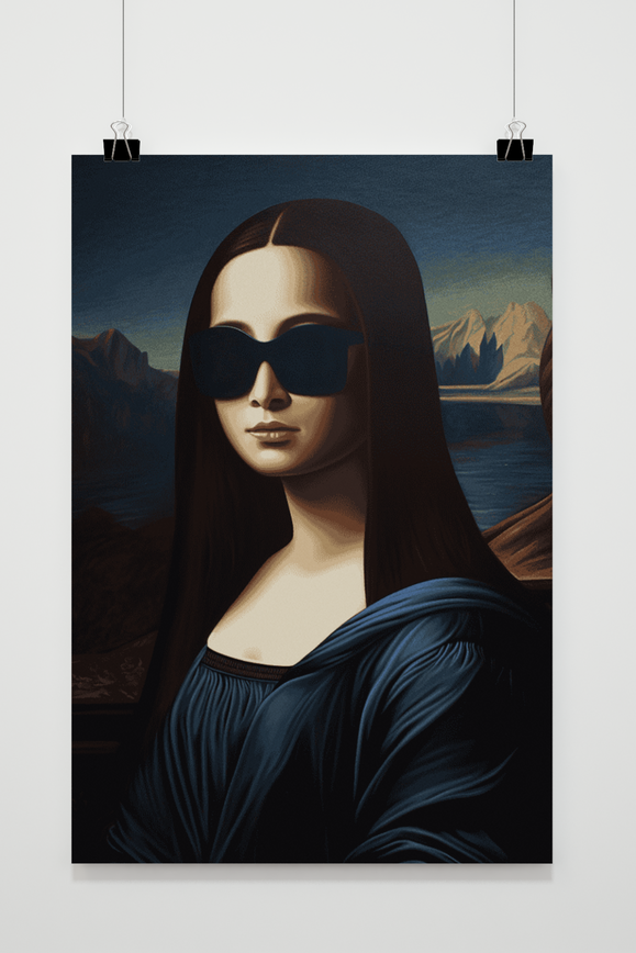 Mona Lisa Zonnenbril poster
