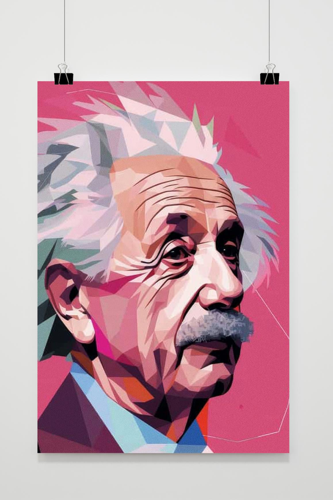Póster Albert Einstein de 25 Artstreet