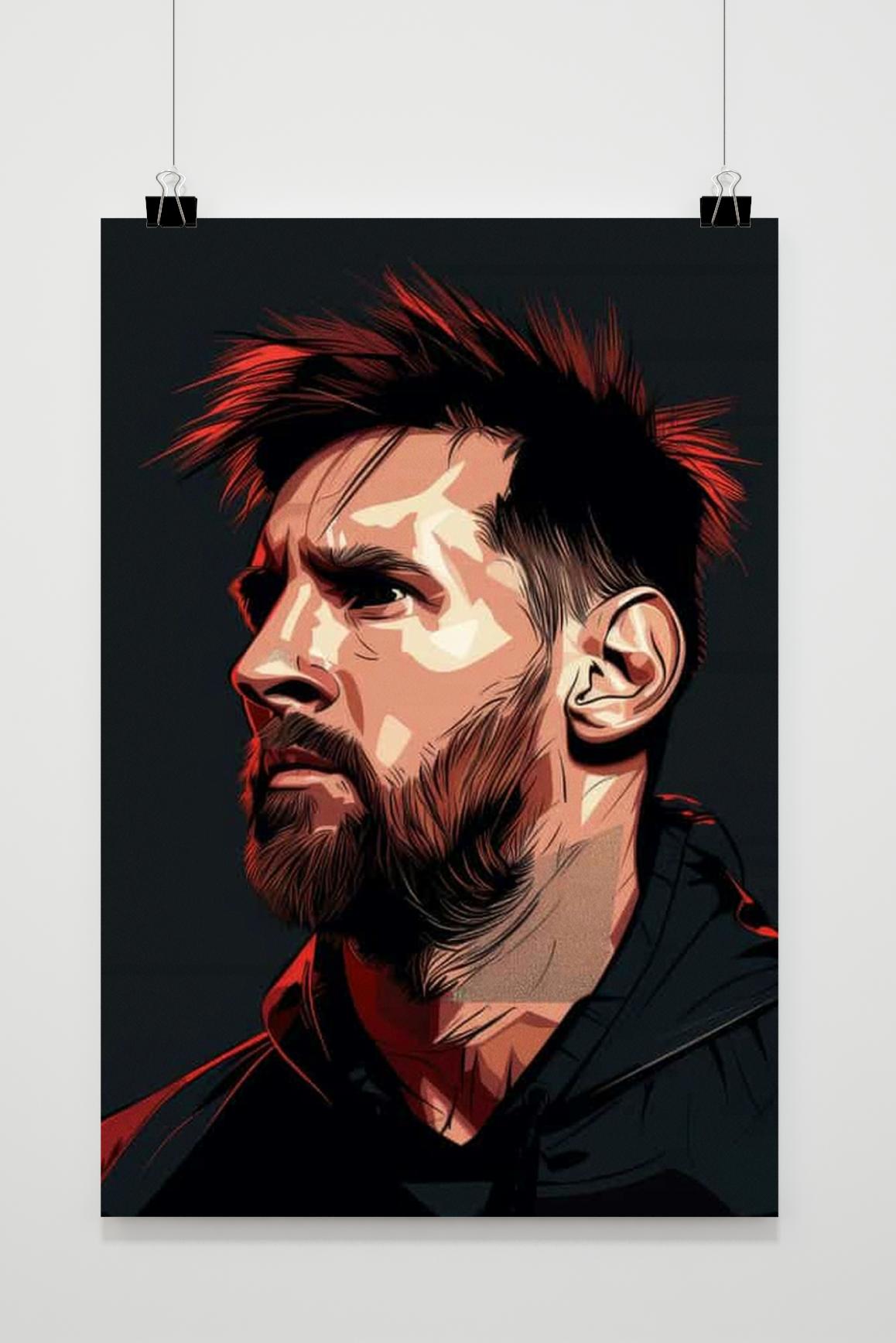 Lionel Messi Pop-Art