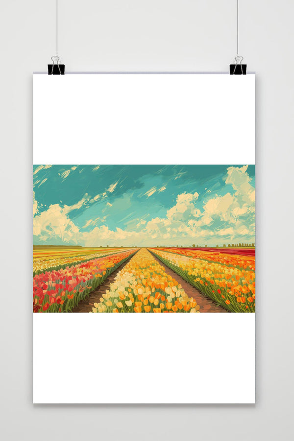 Tulpenfeld Poster