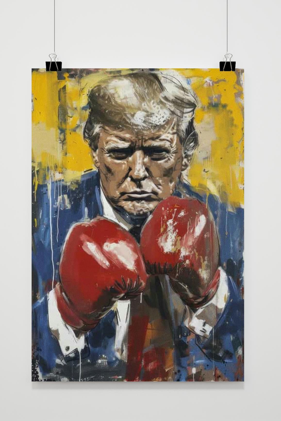Affiche Donald Trump Boxe de 25 Artstreet