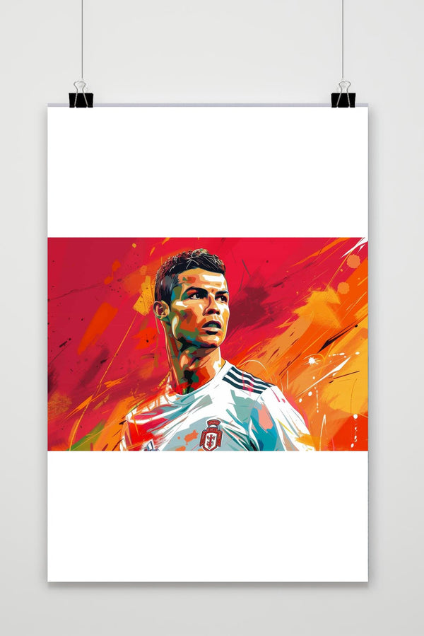 Affiche Cristiano Ronaldo Pop Art