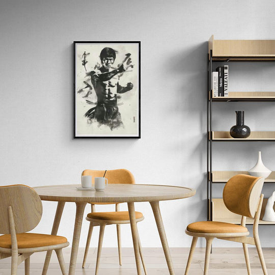 Bruce Lee Zwart Wit