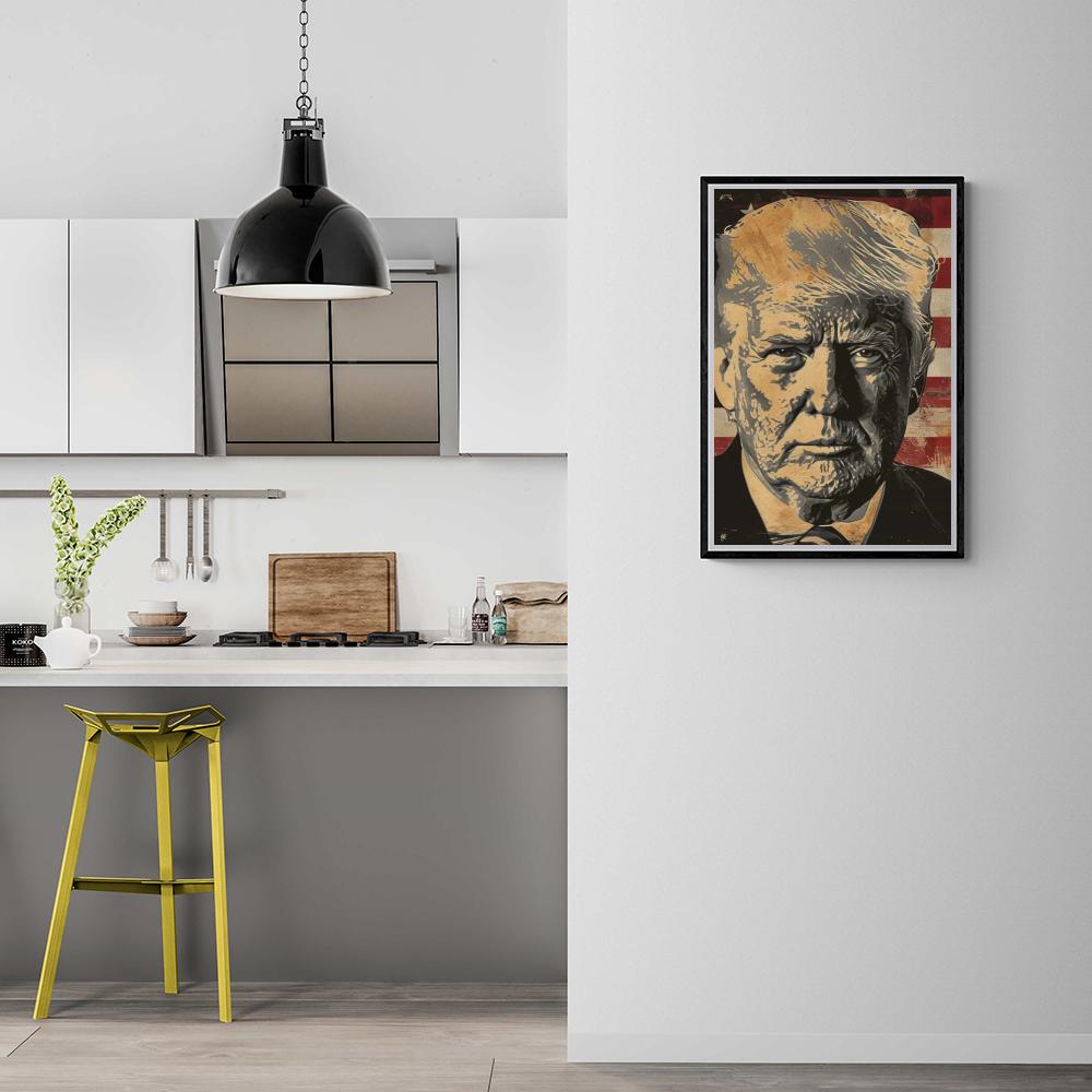 Donald Trump Amérique dans un intérieur