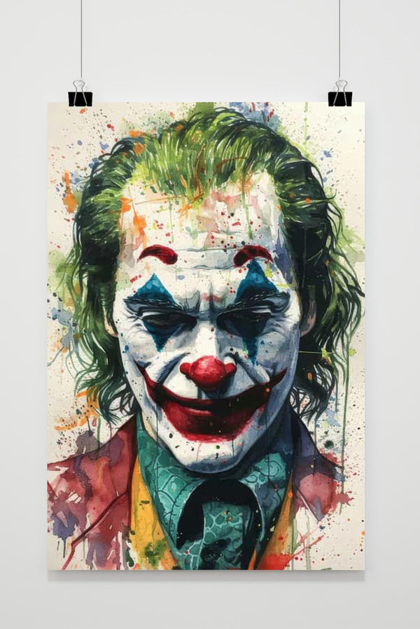 Joker Aquarel poster