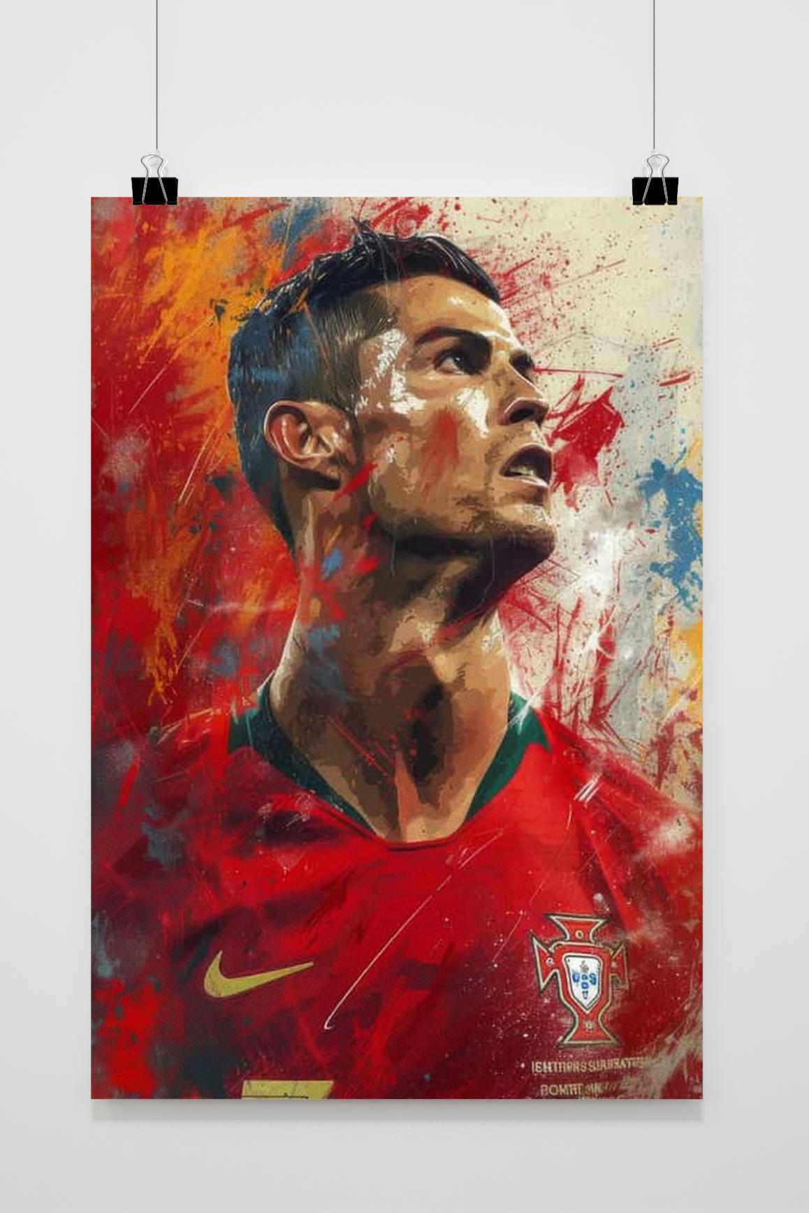 Affiche Cristiano Ronaldo Portugal de 25 Artstreet