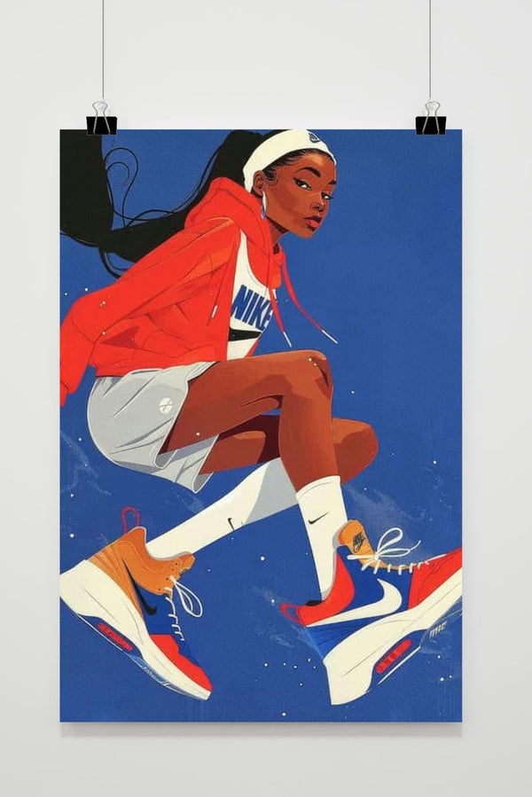 Nike Mädchen Poster