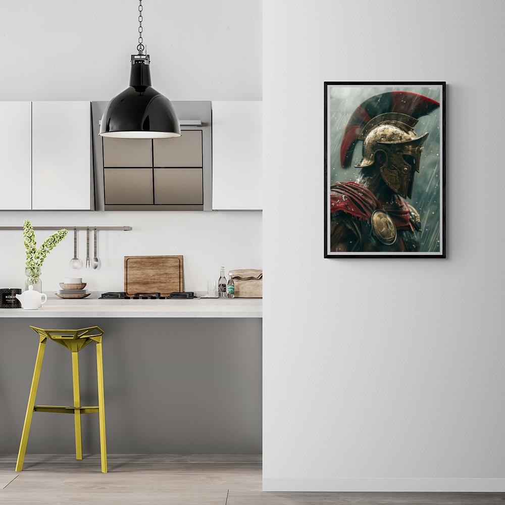 Espartanos 300 en un interior