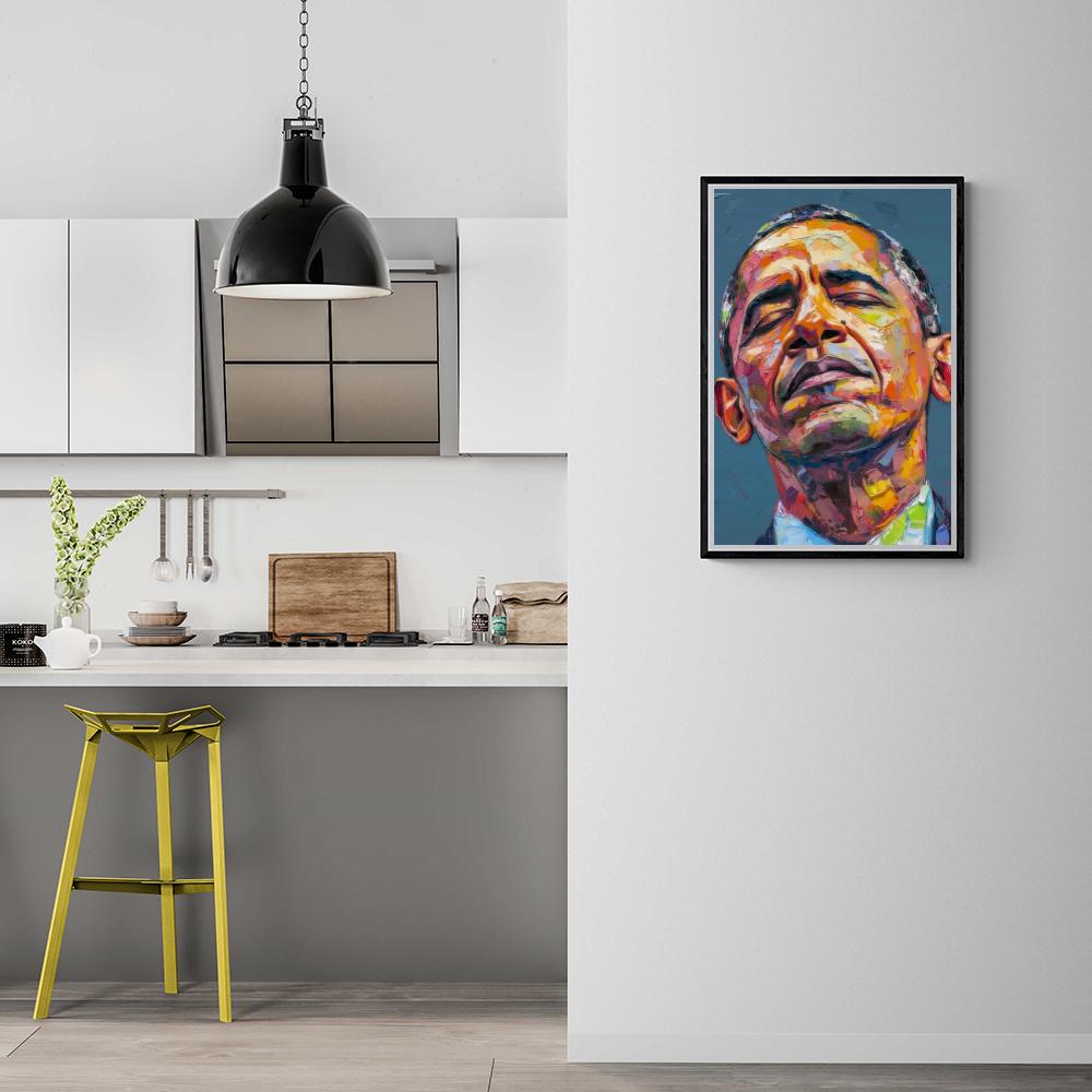 Barack Obama dans un intérieur
