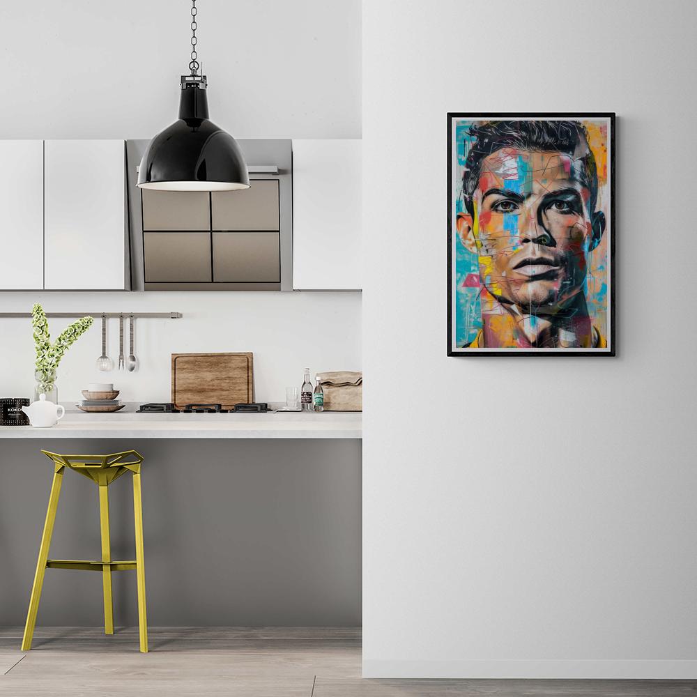 Cristiano Ronaldo dans un intérieur