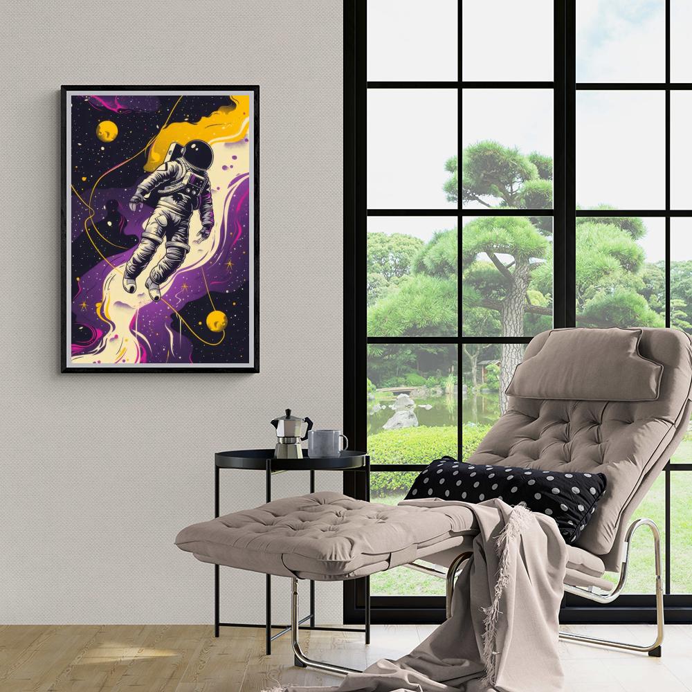 Astronaut dans un intérieur
