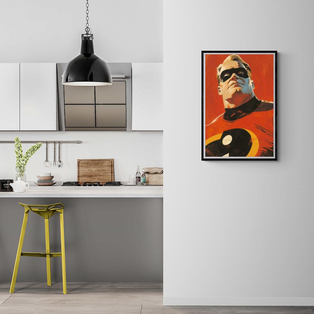 Mister Incredible dans un intérieur