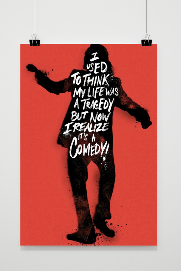 Póster The Joker Quote de 25 Artstreet
