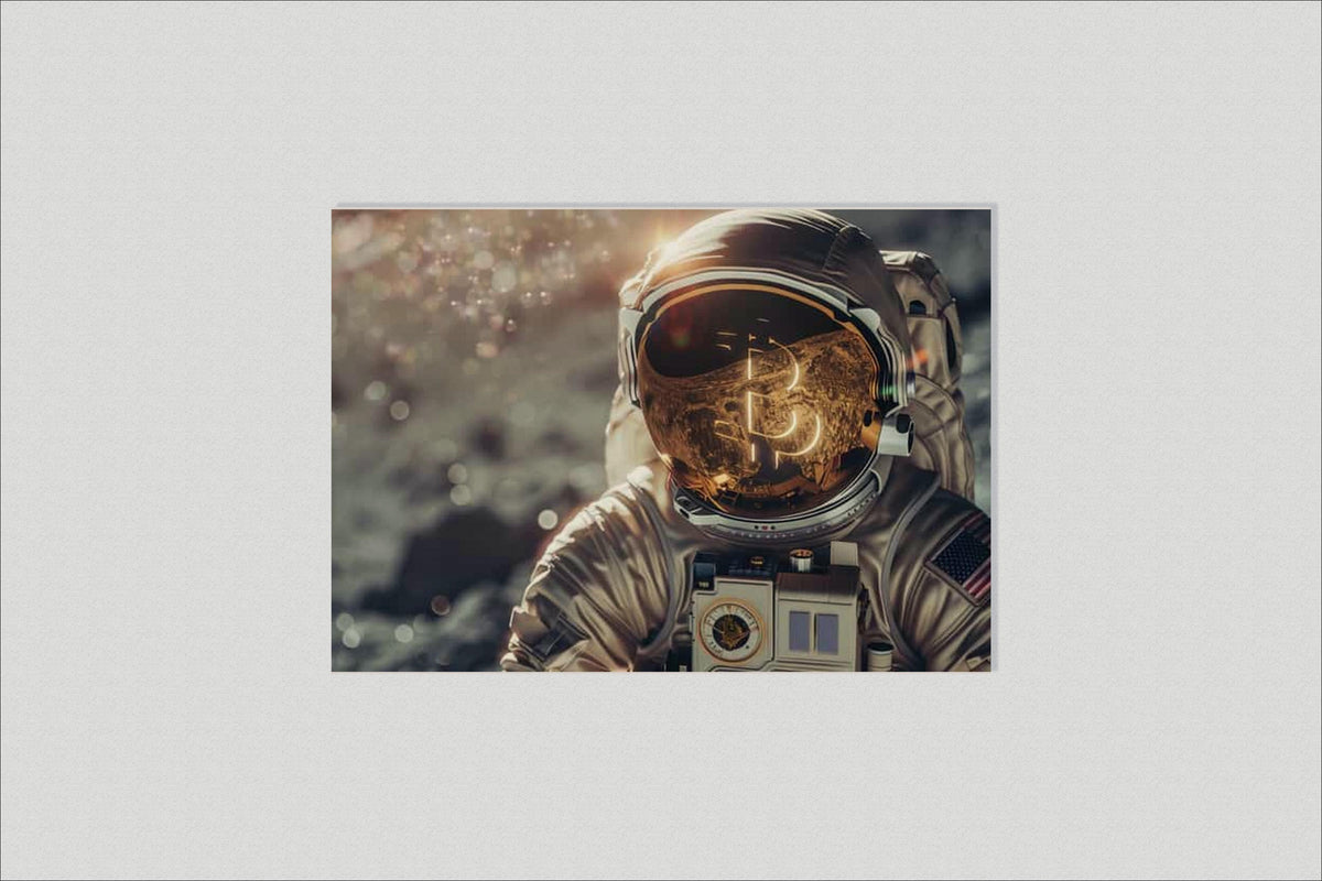 Bitcoin Astronaut dans un intérieur