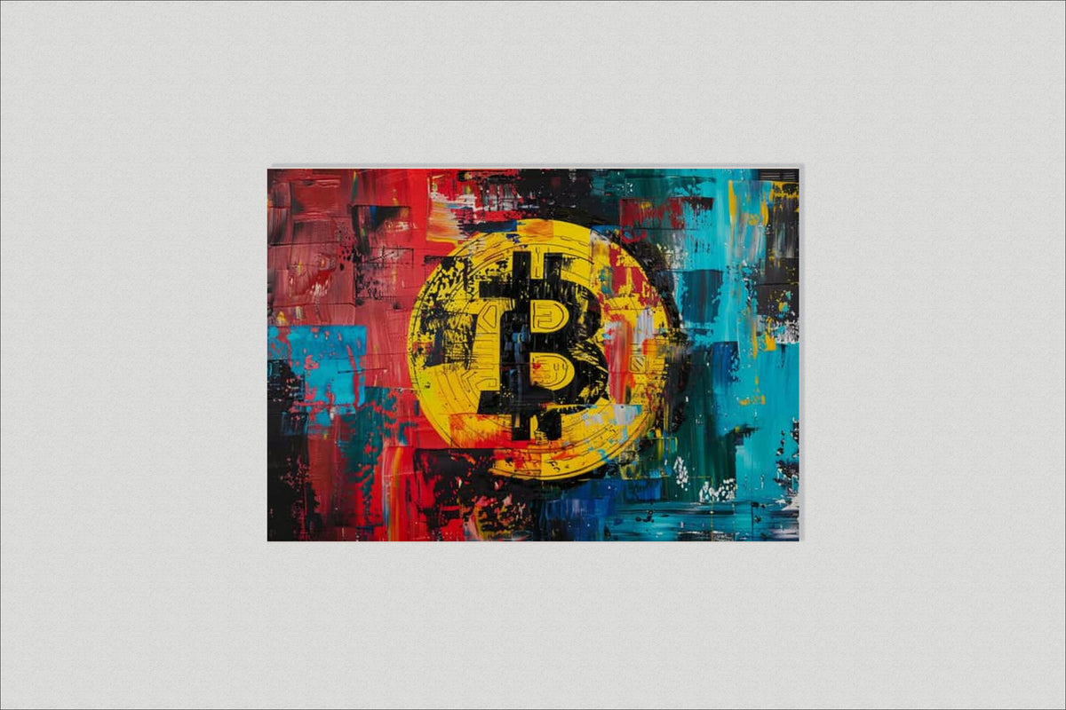 Bitcoin Oro en un interior